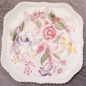 Vintage square salad dessert plate